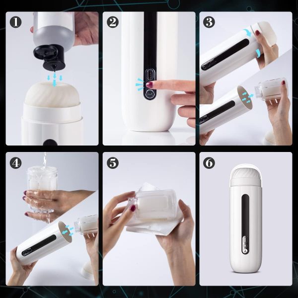 9 Telescopic Rotating Spinning Masturbator