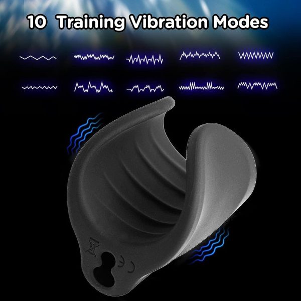 2 in 1 Cock Trainer Vibrator 10 Vibration Endurance Trainer