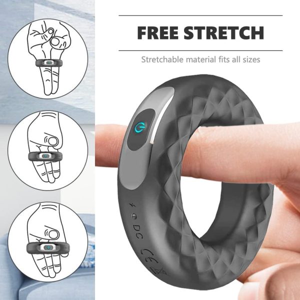 Harder Electric Cock Ring Penis Stimulation Toy