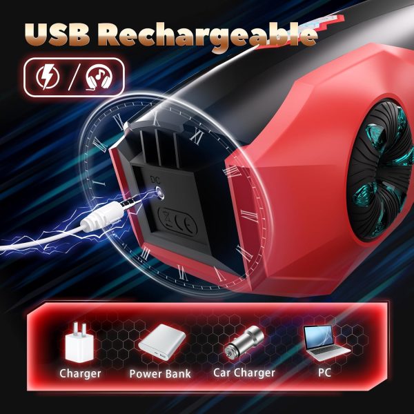 Car-Shaped Climax Masturbator with 10 Thrusting 10 Spinning Modes