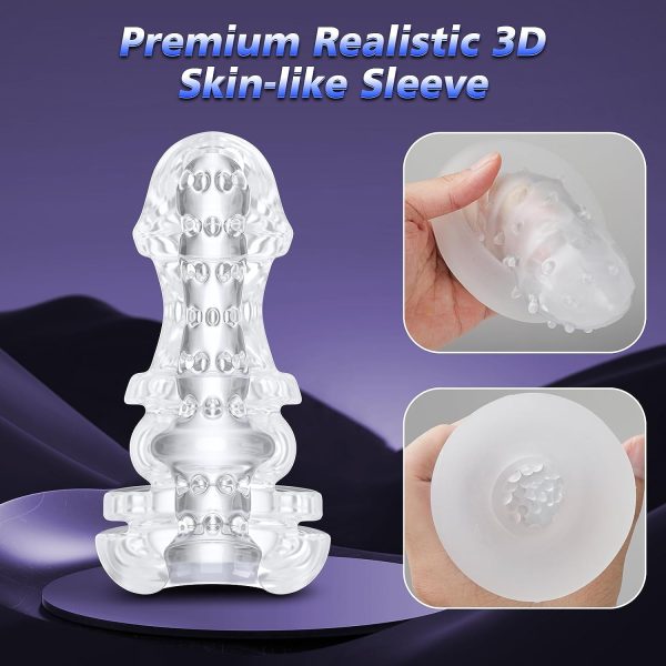 KINKY PLANET Upgraded 6 in 1 Intelligent Heating Masturbator