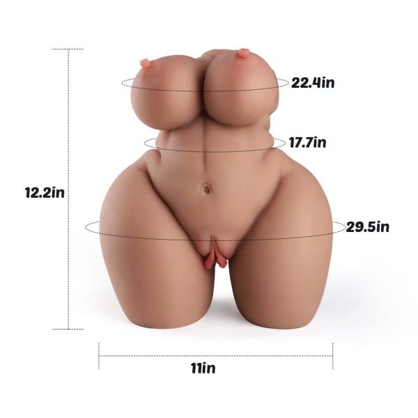 Brown Butterfly Labia Chubby Sex Doll