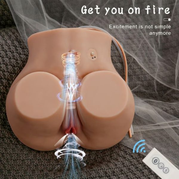 KINKLOVE Suckting and Vibrating Lifelike Butt Masturbator