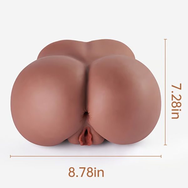 KINKLOVE Browned Male Masturbator with Dual Textures and Humps Tunnel Realistic Anal Clitoris