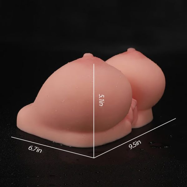 KINKLOVE Male Masturbator Sex Doll with Textured Inner Vagina Realistic Boobs 3D Pussy Ass