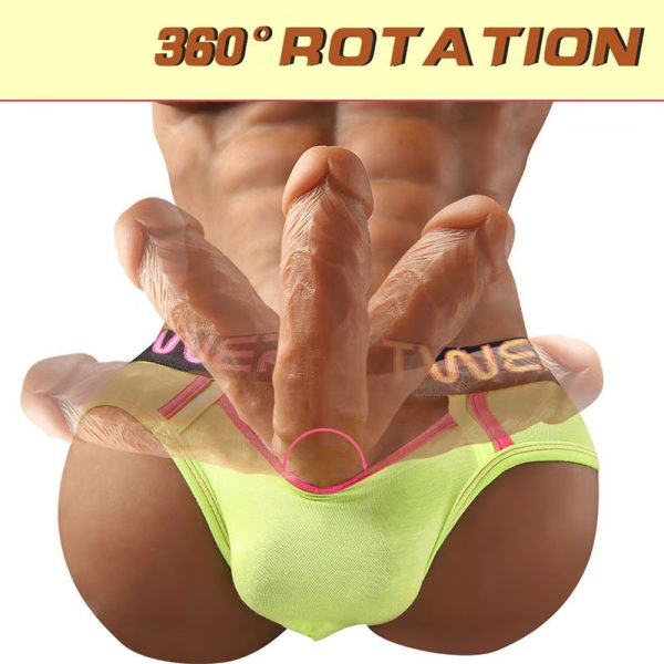 Muscular Man Realistic Masturbator with Sexy Pecs Perfect Abs Realistic Skin and Veins