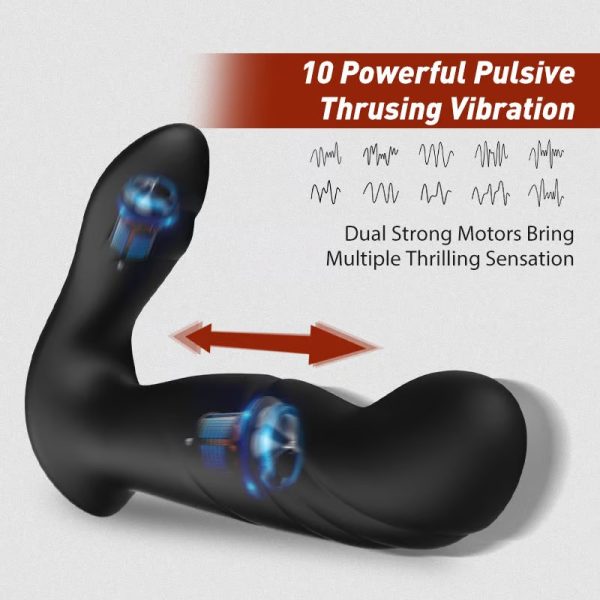 Pulsive Prostate Anal Stimulator Jiggling Vibrating