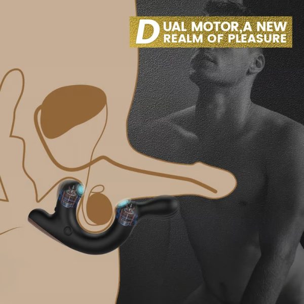 Ultimate Climax S-Hande Dual Ring Prostate Massager