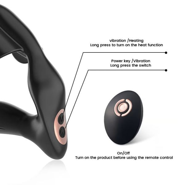 Burnning Heating Prostate Massager
