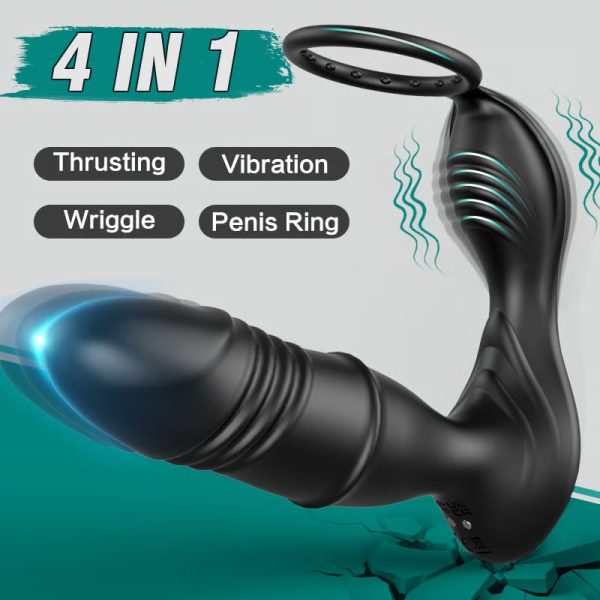 4 In 1 Wriggle Vibrating Prostate Massager