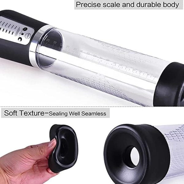 Multifunctional Vacuum Penis Pump for Enlargement and Stamina 5 Pressure Levels
