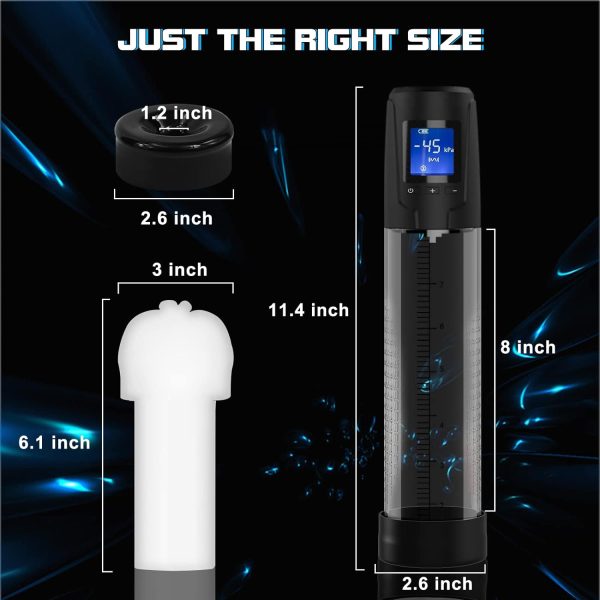 2-in-1 Sucking Masturbator and Vacuum Pump 6 Suctions 10 Vibrations Detachable Vibrator