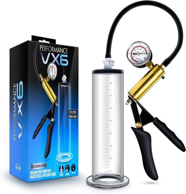 Professional VX6 Male Enhancement Pump System Durable Acrylic Cylinder