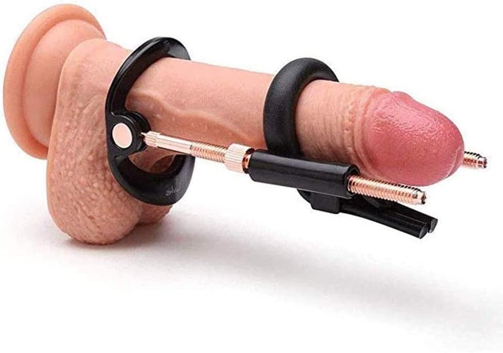 Ergonomic Adjustable Penis Stretcher Extension Rods Safe Elastomer Material