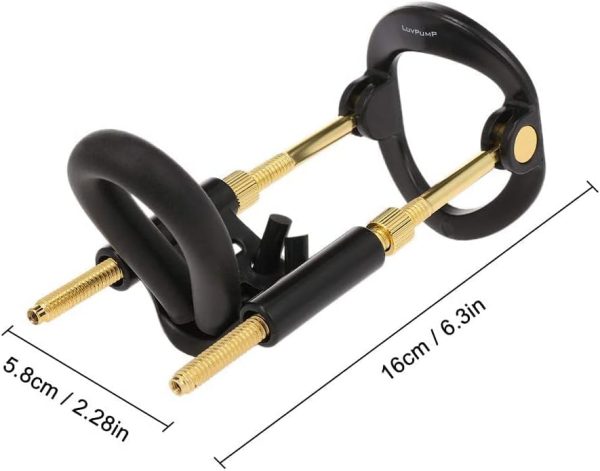 Ergonomic Adjustable Penis Stretcher Extension Rods Safe Elastomer Material