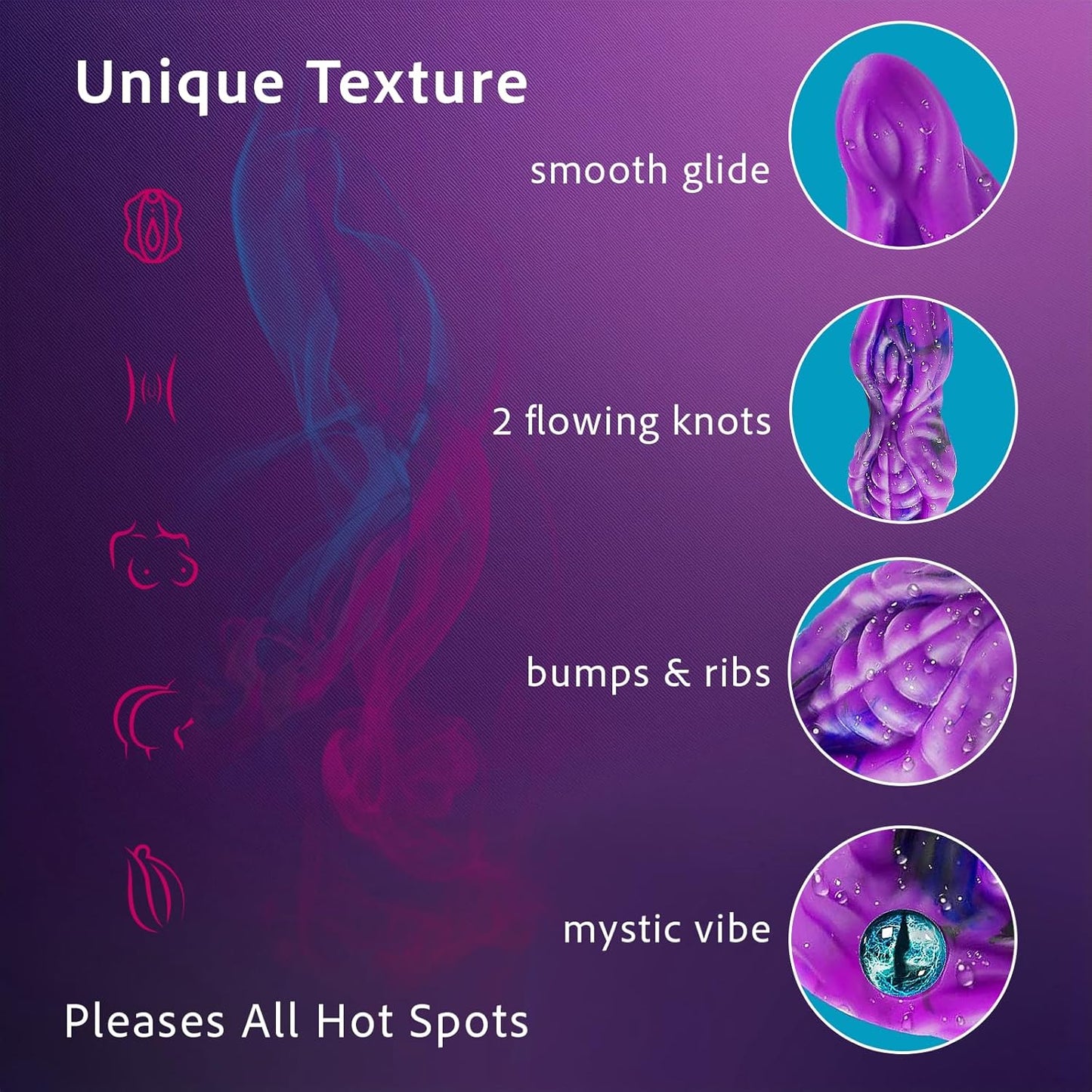 Massive Dragon Dildo with Suction Cup Maximum Pleasure 10.4"