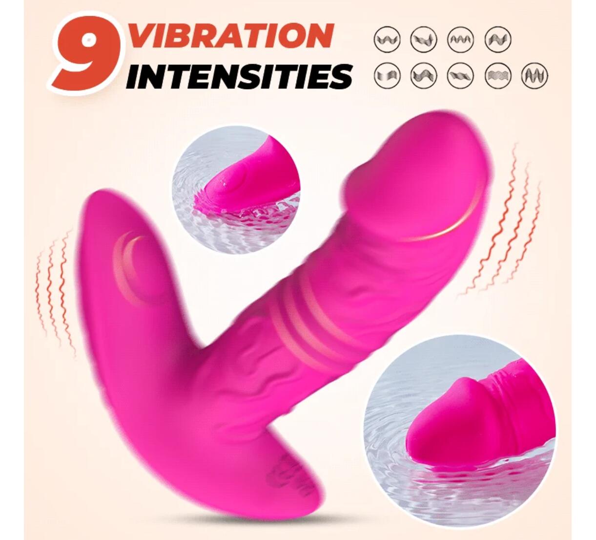 illusion Unisex 9 Thrusting Prostate Massager Anal Toy