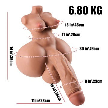 2.0 Tori Shemale Sex Doll with 5.5in Big Penis 15lbs