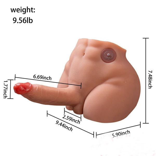 Peel Automatic Thrusting Vibrating Sex Doll With 6.69″ Penis 9.56LB