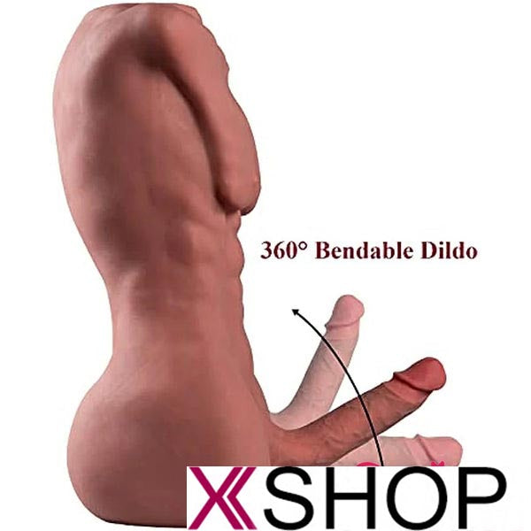Mark Fitness Body Male Doll with Big Dick 6.7″ Dildo 33.7LB