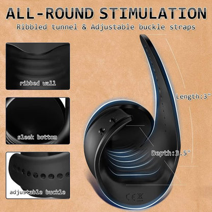 All-Round Stimulation Masturbator 10 Vibration