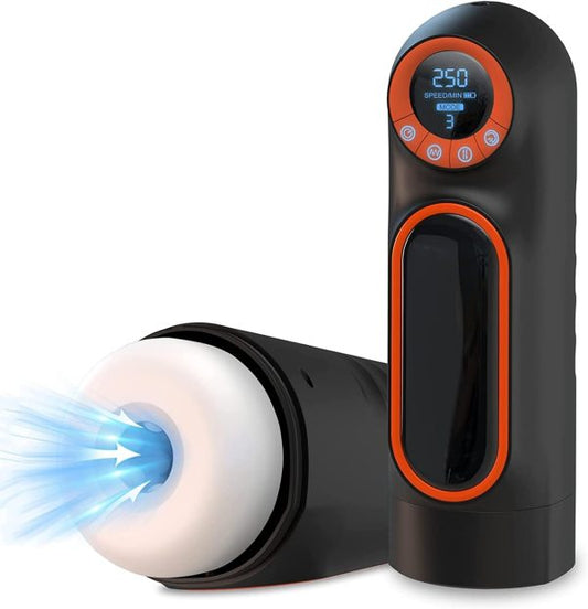 Adventurer Powerful Vibrating Thrusting Masturbator Cup