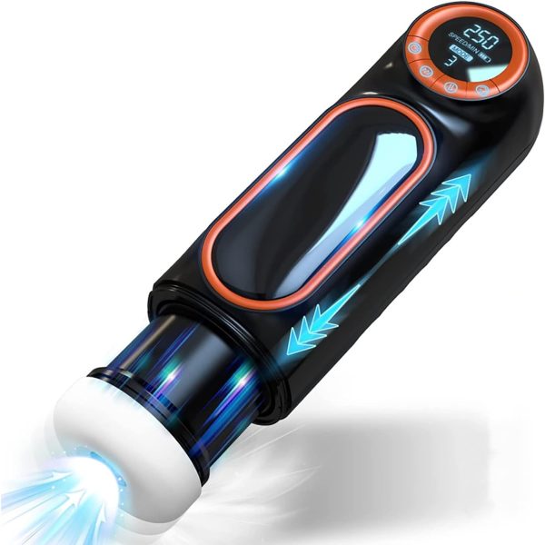 Adventurer Powerful Vibrating Thrusting Masturbator Cup