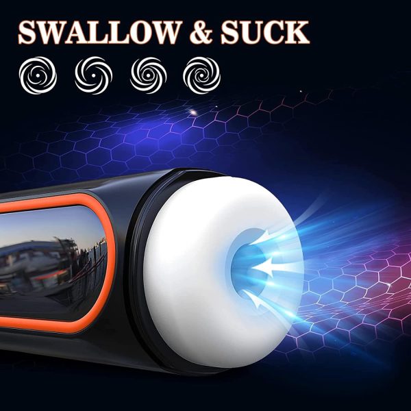 Adventurer Powerful Vibrating Thrusting Masturbator Cup