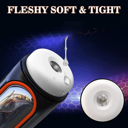 Adventurer Powerful Vibrating Thrusting Masturbator Cup