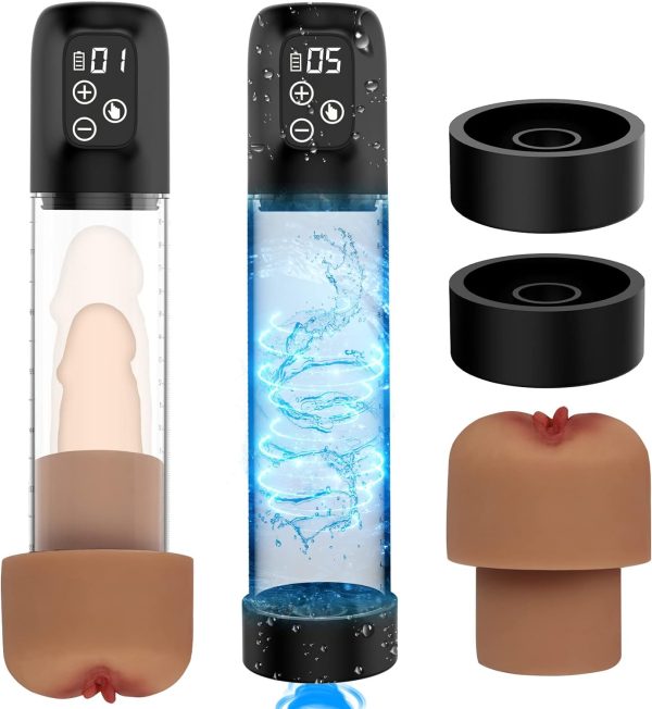 Super Quiet LCD Display Smart Penis Pump