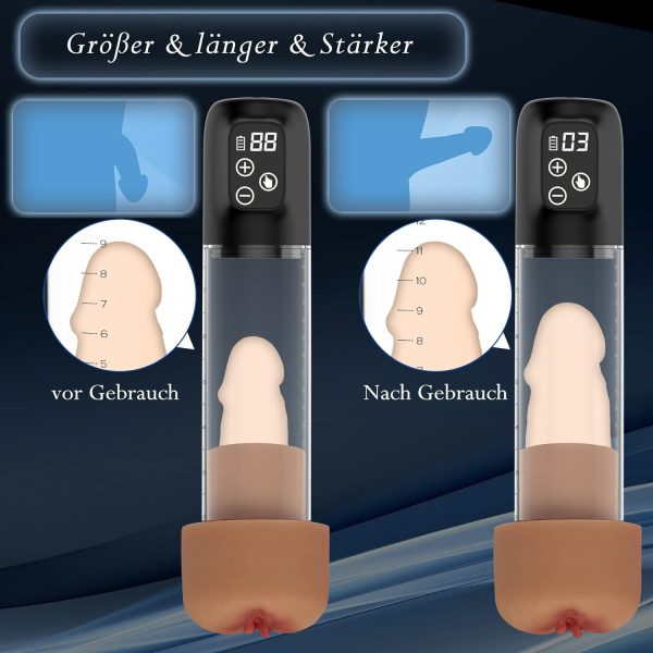Super Quiet LCD Display Smart Penis Pump