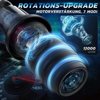 X-Pleasure 360° Wrapping Sensation 7 Rotating 7 Vibrating Masturbator