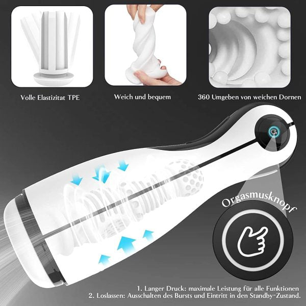 LICK PRO+ Sucking Masturbator 3 Sucking 10 Vibrating