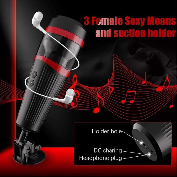 LOVECRAZY 360° Spinning 7 Thrusting Hands-Free Stroker