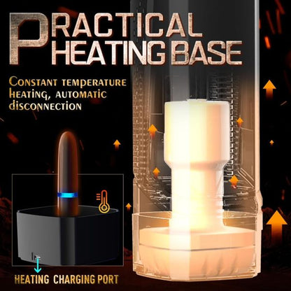 Innovative Heating Cover 6 in 1 Blowjob Masturbator