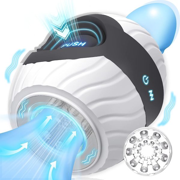Squeeze Automatic Hands-Free Masturbator with 10 Intense Vibrations 2 Motors