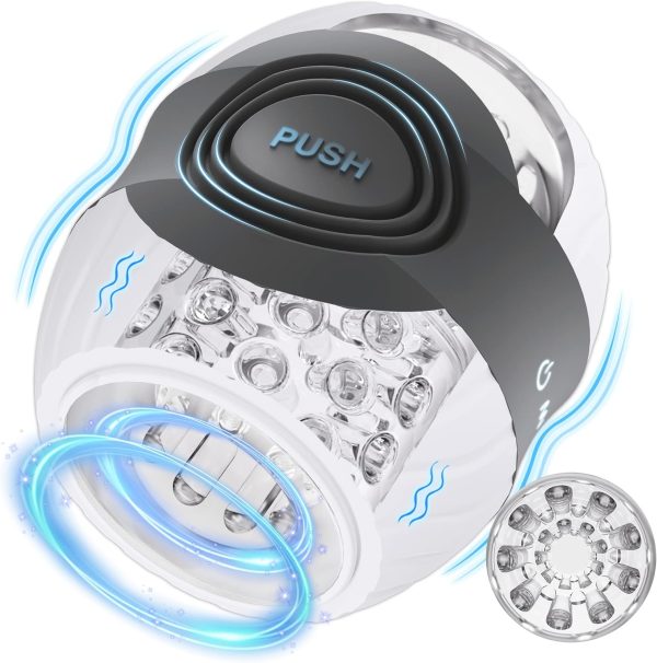 Squeeze Automatic Hands-Free Masturbator with 10 Intense Vibrations 2 Motors