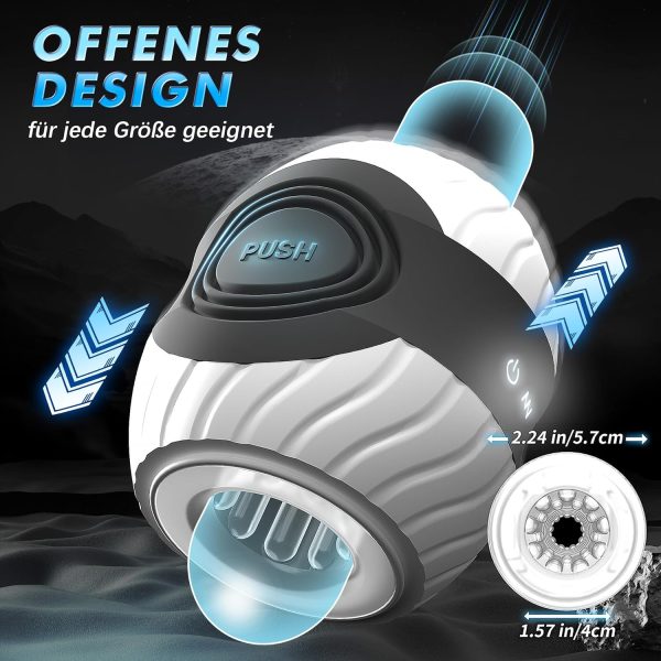 Squeeze Automatic Hands-Free Masturbator with 10 Intense Vibrations 2 Motors