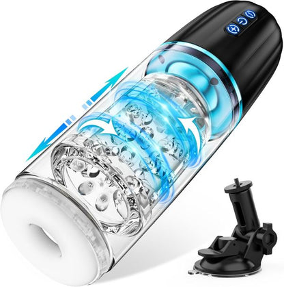 LOVEKINK 7 Telescopic Masturbator with Suction Cup