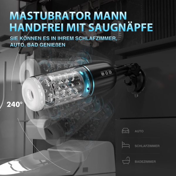 LOVEKINK 7 Telescopic Masturbator with Suction Cup