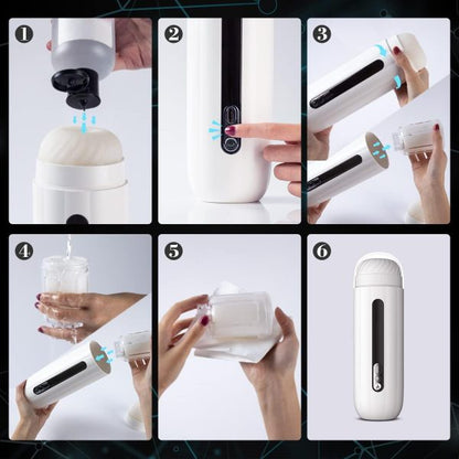 9 Telescopic Rotating Spinning Masturbator