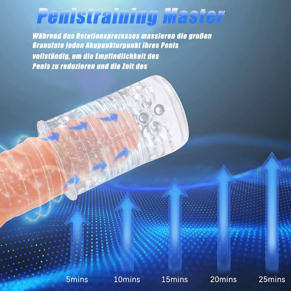 Saturn 7 Thrusting Rotating Masturbator With Suction Cup