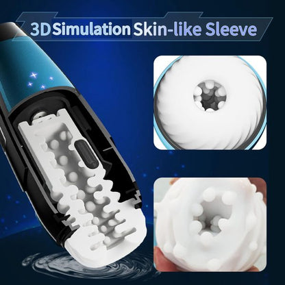 XPlay 5 Thrusting Vibrating Masturbator