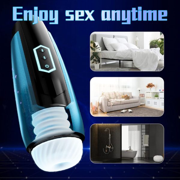 XPlay 5 Thrusting Vibrating Masturbator