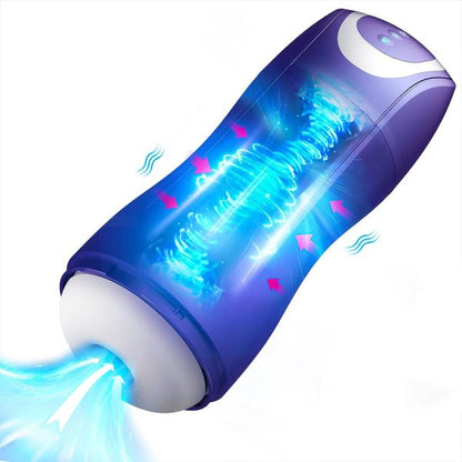 Neptune Ergonomic Male Masturbator 7 Vibration 5 Suction