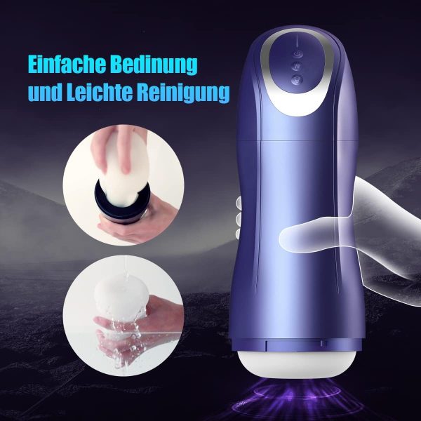 Neptune Ergonomic Male Masturbator 7 Vibration 5 Suction