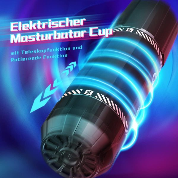 XZONE Hands-Free Telescopic Rotating Masturbator