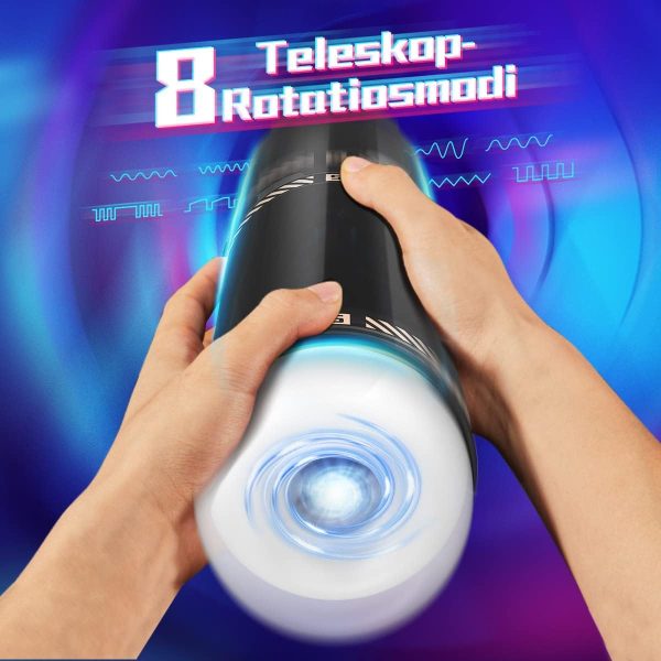 XZONE Hands-Free Telescopic Rotating Masturbator