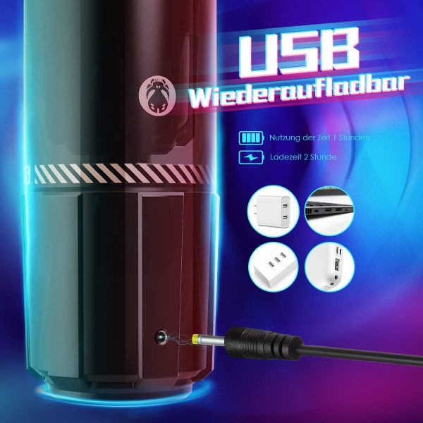 XZONE Hands-Free Telescopic Rotating Masturbator