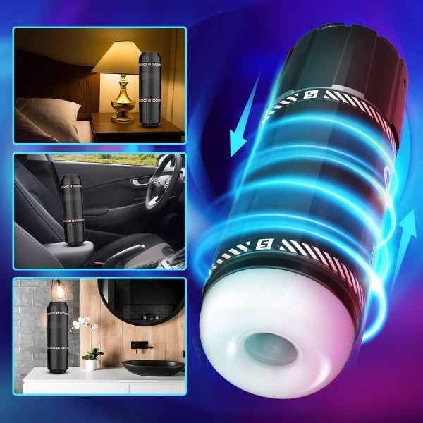 XZONE Hands-Free Telescopic Rotating Masturbator
